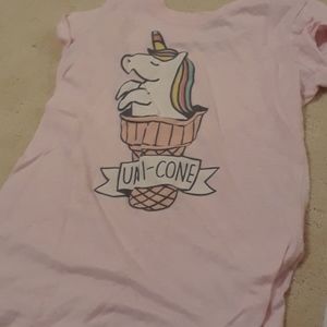Baby pink unicorn shirt